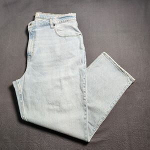 Abercrombie & Fitch Women 18S The 90's Straight Ultra High Rise Distressed Jeans